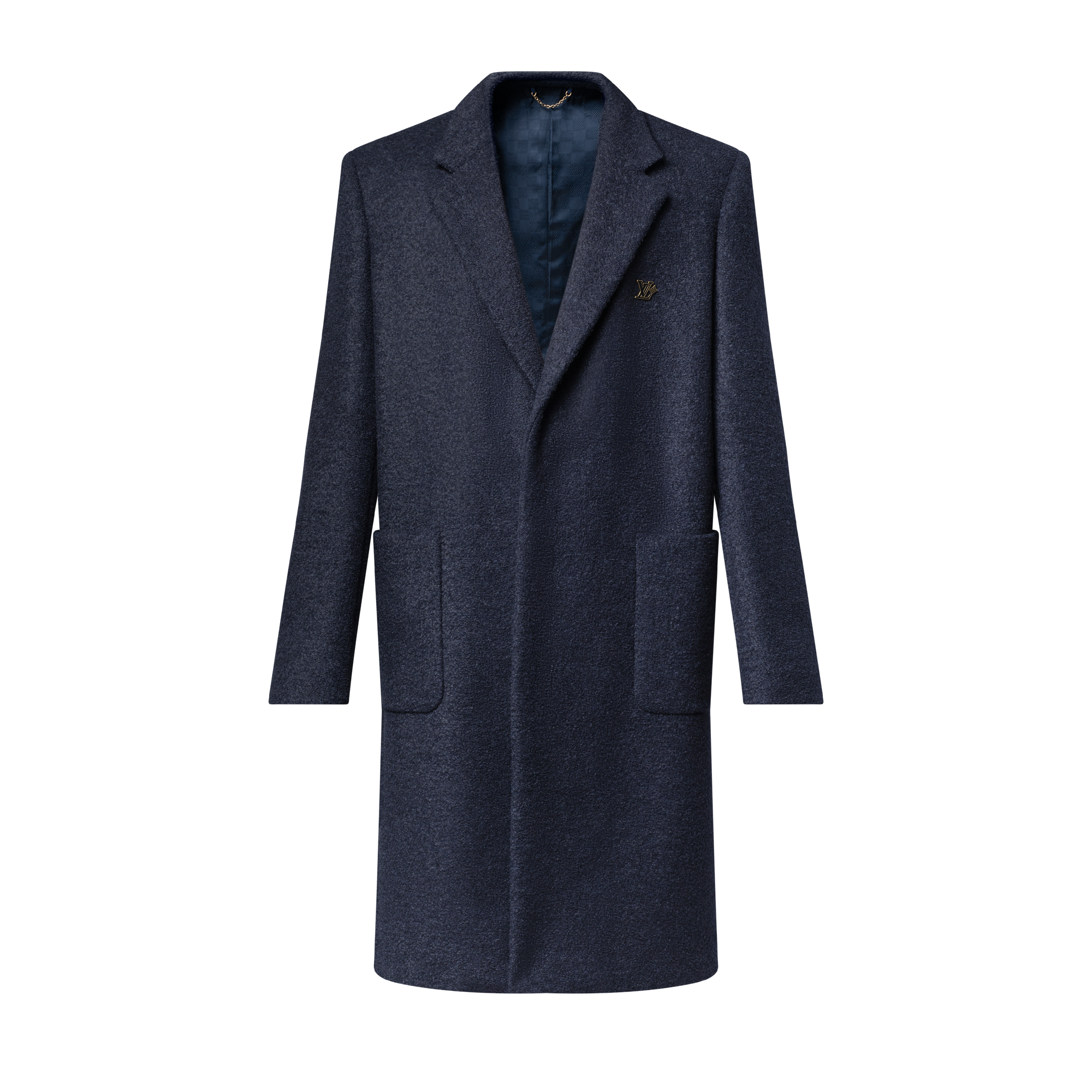 Single-Breasted Wool City Coat - Ready-to-Wear | LOUIS VUITTON